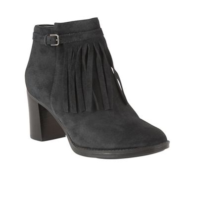 Naturalizer Black leather 'Fortunate' ankle boots